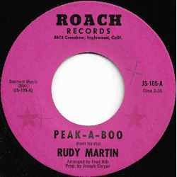 Rudy Martin (5) Peak-A-Boo / Love Must Go On Vinyl 7" USED