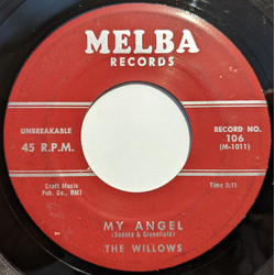 The Willows My Angel / Do You Love Me Vinyl 7" USED