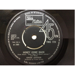 Chuck Jackson Honey Come Back / What Am I Gonna Do Without You Vinyl 7" USED