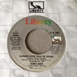 Dennis Quaid Rainbows Never Touch The Ground Vinyl 7" USED