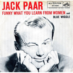 Jack Paar Funny What You Learn From Women Vinyl 7" USED