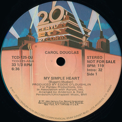 Carol Douglas My Simple Heart Vinyl 12" USED