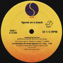 Figures On A Beach Accidentally 4th. St. (Gloria). Vinyl 12" USED