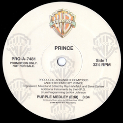 Prince Purple Medley Vinyl 12" USED