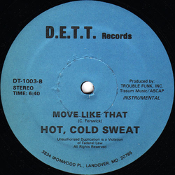 Hot, Cold Sweat Move Like That Vinyl 12" USED