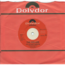 The Hollies The Air That I Breathe Vinyl 7" USED