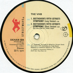 The VHB Beethoven's Fifth (Street) Symphony Vinyl 12" USED