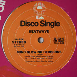 Heatwave Mind Blowing Decisions / Ain't No Half Steppin' Vinyl 12" USED