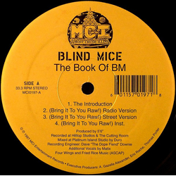 Blind Mice The Book Of BM / Paper Capers Vinyl 12" USED