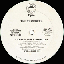 The Temprees I Found Love On A Disco Floor Vinyl 12" USED