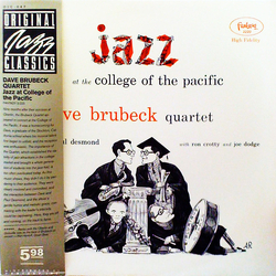 The Dave Brubeck Quartet / Paul Desmond / Ron Crotty / Joe Dodge Jazz At College Of The Pacific Vinyl LP USED