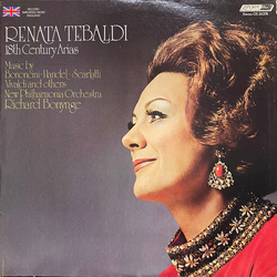 Renata Tebaldi / New Philharmonia Orchestra / Richard Bonynge 18th Century Arias Vinyl LP USED