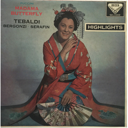 Giacomo Puccini / Renata Tebaldi / Carlo Bergonzi / Tullio Serafin Madama Butterfly Highlights Vinyl LP USED