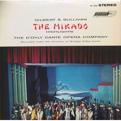 D'Oyly Carte Opera Company / Gilbert & Sullivan Highlights From The Mikado Vinyl LP USED