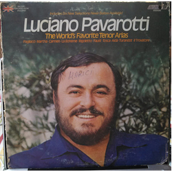 Luciano Pavarotti The World's Favorite Tenor Arias Vinyl LP USED