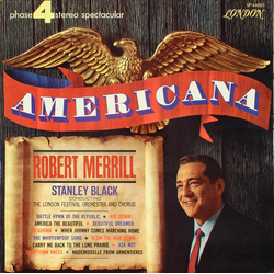 Robert Merrill / Stanley Black / London Festival Orchestra / London Festival Chorus Americana Vinyl LP USED