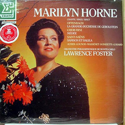 Marilyn Horne / Orchestre Philharmonique De Monte-Carlo / Lawrence Foster Marilyn Horne Sings Works By Offenbach, Cherubini, Saint-Saens, Auber, Gouno