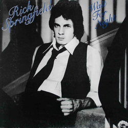 Rick Springfield Wait For Night Vinyl LP USED