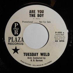 Tuesday Weld (2) Are You The Boy Vinyl 7" USED