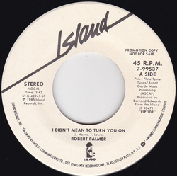 Robert Palmer I Didn't Mean To Turn You On Vinyl 7" USED