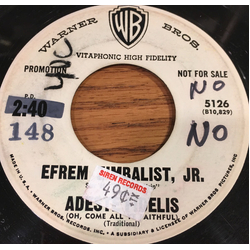 Efrem Zimbalist, Jr. / The Guitars, Inc. Adeste Fidelis / Deck The Halls With Boughs Of Holly / Caroling, Caroling Vinyl 7" USED