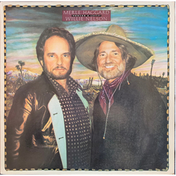 Merle Haggard / Willie Nelson Poncho & Lefty Vinyl LP USED