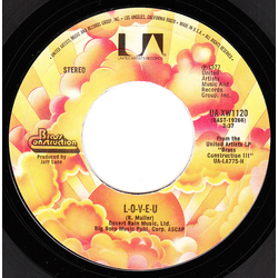 Brass Construction L-O-V-E-U Vinyl 7" USED