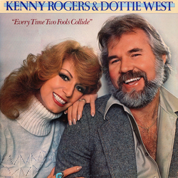Kenny Rogers / Dottie West Every Time Two Fools Collide Vinyl LP USED