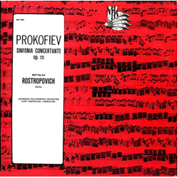 Sergei Prokofiev / Mstislav Rostropovich Prokofiev: Sinfonia Concertante Op. 125 Vinyl LP USED