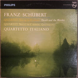 Franz Schubert / Quartetto Italiano Quartet No. 14 In D Minor, Death And The Maiden - Quartet No. 12 In C Minor, Quartettsatz Vinyl LP USED