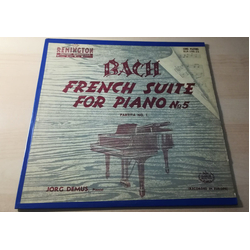 Johann Sebastian Bach / Jörg Demus French Suite For Piano No. 5 Partita No.1 Vinyl LP USED