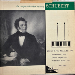 Franz Schubert / Jean Fournier / Antonio Janigro / Paul Badura-Skoda Trio In E Flat Major, Op. 100 Vinyl LP USED