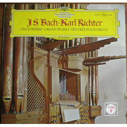 Johann Sebastian Bach / Karl Richter Orgelwerke = Organ Works = Œuvres Pour Orgue Vinyl LP USED