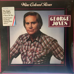 George Jones (2) Wine Colored Roses Vinyl LP USED