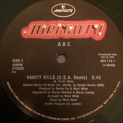 ABC Vanity Kills Vinyl 12" USED