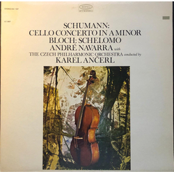 Robert Schumann / Ernest Bloch / André Navarra / The Czech Philharmonic Orchestra / Karel Ančerl Cello Concerto In A Minor / Schelomo Vinyl LP USED