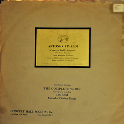 Antonio Vivaldi / Louis Kaufman / Concert Hall String Orchestra / Henry Swoboda Concerti Delle Stagioni (The Four Seasons) Vinyl LP USED