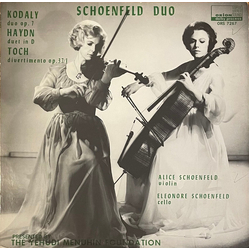 Zoltán Kodály / Joseph Haydn / Ernst Toch / The Schoenfeld Duo Duo Op.7, Duet In D, Divertimento Op.37 No.1 Vinyl LP USED