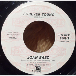 Joan Baez Forever Young / Diamonds And Rust Vinyl 7" USED