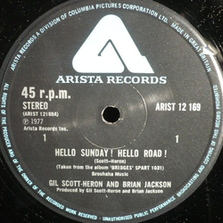 Gil Scott-Heron & Brian Jackson Hello Sunday ! Hello Road ! / The Bottle Vinyl 12" USED