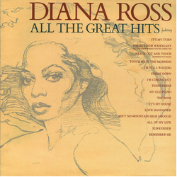 Diana Ross All The Great Hits Vinyl LP USED