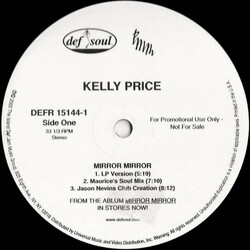 Kelly Price Mirror Mirror (Dance Mixes) USED VINYL PROMO 12INCH 33 S RPM