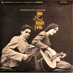 Richard & Mimi Farina Celebrations For A Grey Day Vinyl LP USED