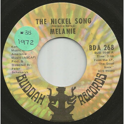 Melanie (2) The Nickel Song USED VINYL 7INCH 45 RPM SINGLE