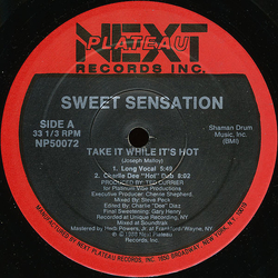 Sweet Sensation Take It While It's Hot Vinyl 12" USED