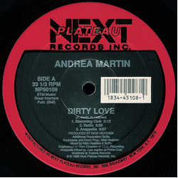 Andrea Martin Dirty Love Vinyl 12" USED