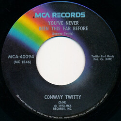 Conway Twitty You've Never Been This Far Before / You Make It Hard (To Take The Easy Way Out) USED VINYL 7INCH 45 RPM SINGLE