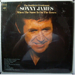 Sonny James When The Snow Is On The Roses Vinyl LP USED