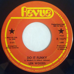 Len Woods Do It Funky / I'm In Love Vinyl 7" USED