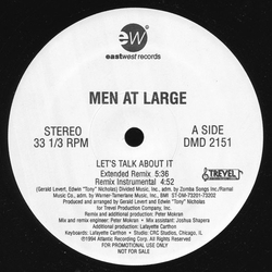 Men At Large Let's Talk About It Vinyl 12" USED